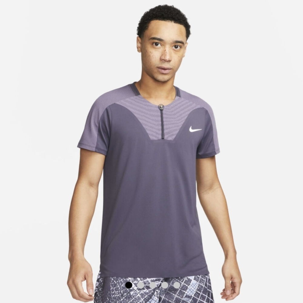 NikeCourt Dri-FIT ADV Slam Men's Tennis Polo Size Medium DV0692-015
